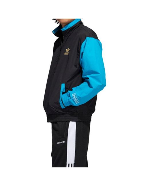 Adidas Blue Originals Shadow Tr Wb Sports Jacket for men