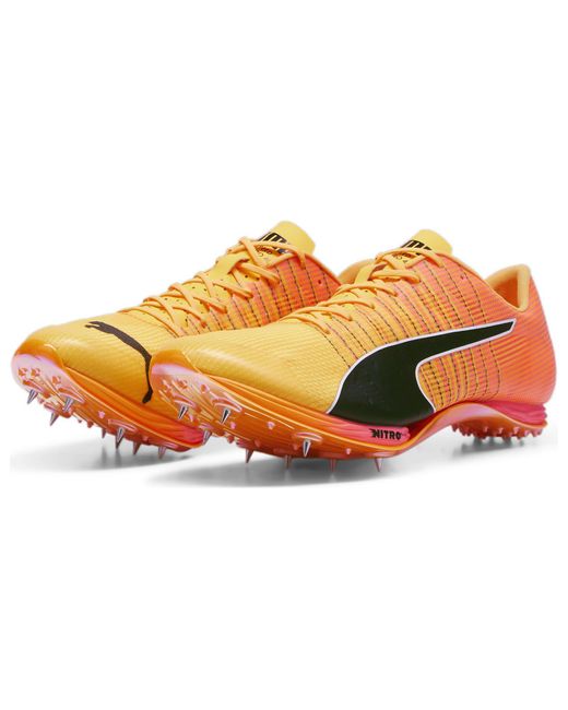 PUMA Orange Evospeed Tokyo Nitro Slipresistant Lowtop Running Shoe for men