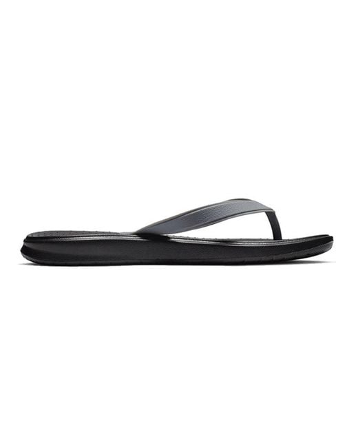 Nike Black Solay Thong for men