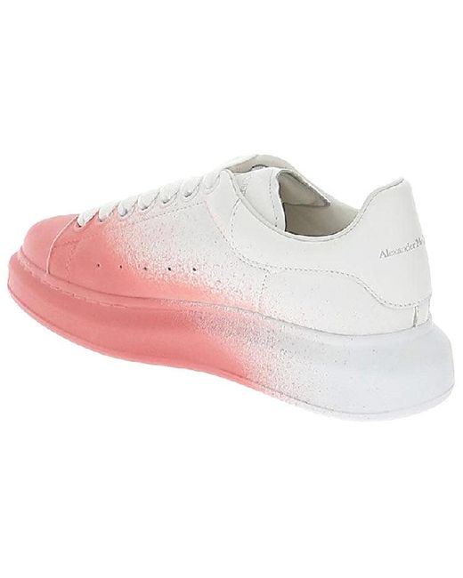 McQueen Pink (Wmns) Oversized Sneaker Velvet Spray'