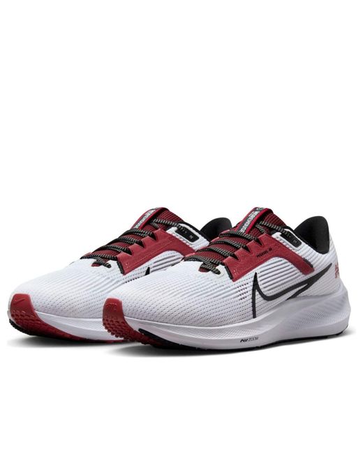 Nike White Air Zoom Pegasus 40 'Morehouse' for men