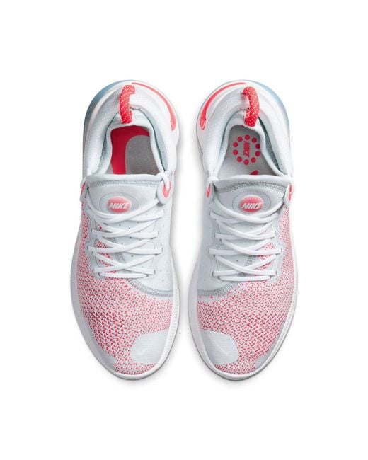 Nike White Joyride Run Fk 'Laser Crimson' for men