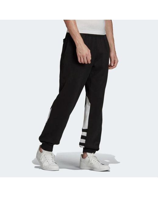 Adidas Black Originals Big Trefoil Sweat Pants for men