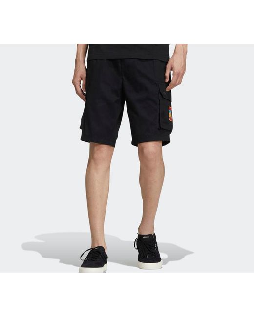 Adidas Black Originals Adiplore Shorts for men