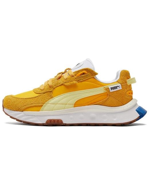PUMA Yellow Wild Rider 'Mineral' for men