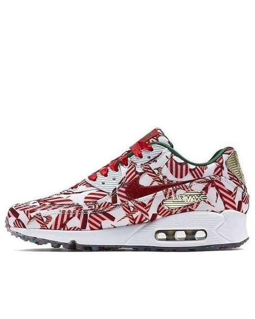 Nike Red (Wmns) Air Max 90 'Gift Wrapped Pack'