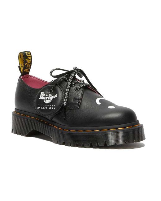 Dr. Martens Black (Wmns) Lazy Oaf X 1461 Bex Low Pisa'