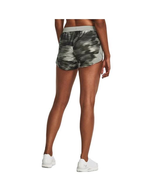 Under Armour Gray (Wmns) Fly-By 2.0 Printed Shorts
