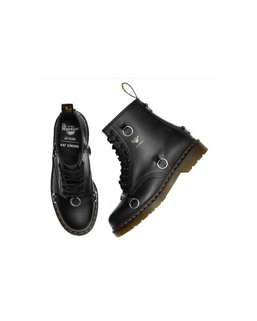 Dr. Martens Black Raf Simons X 1460 Smooth for men