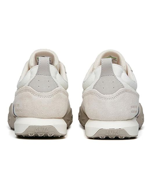 Anta White Heritage Low Taupe' for men
