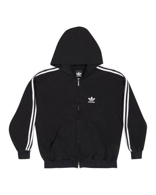 Balenciaga Black X Adidas Zip-Up Hoodie