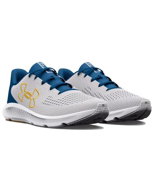 Under Armour Blue Charged Pursuit 3 Big Logo Running Shoes for men