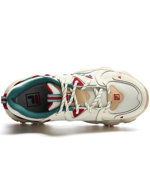 Fila Blue (Wmns) Fluid 4 Sneakers 'Cream'
