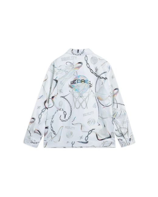 Li-ning Blue X Glare Way Of Wade Graphic Jacket for men
