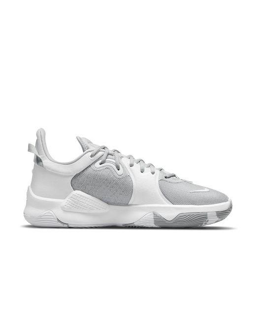 Nike White Pg 5 Tb 'Wolf' for men
