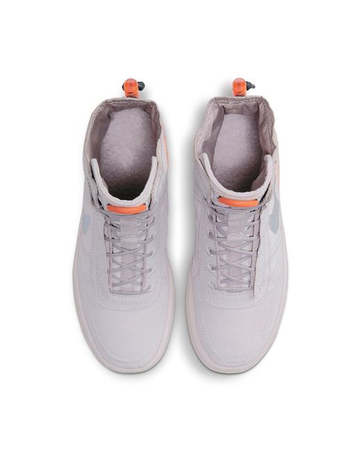 Nike Purple (Wmns) Air Force 1 High Shell 'Platinum'