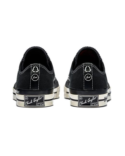Converse Black Fragment Design X Moncler X Chuck 70 Low for men