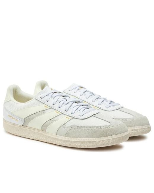 Adidas White Predator Freestyle Indoor 'Cloud Off Metallic' for men