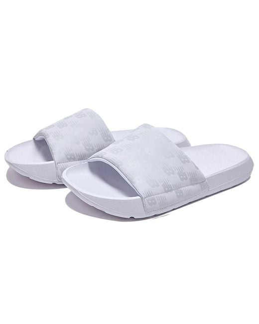 New Balance White 6301 Series Sandals 'Triple' for men