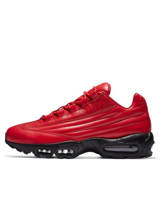 Nike Red X Supreme Air Max 95 Lux 'Gym' for men