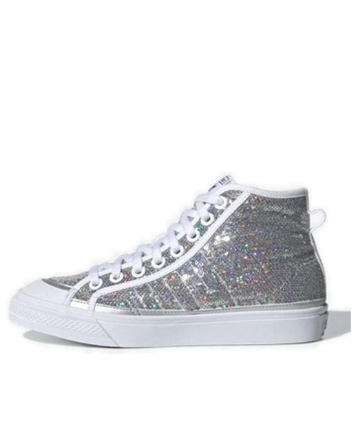Adidas Gray (Wmns) Nizza Hi