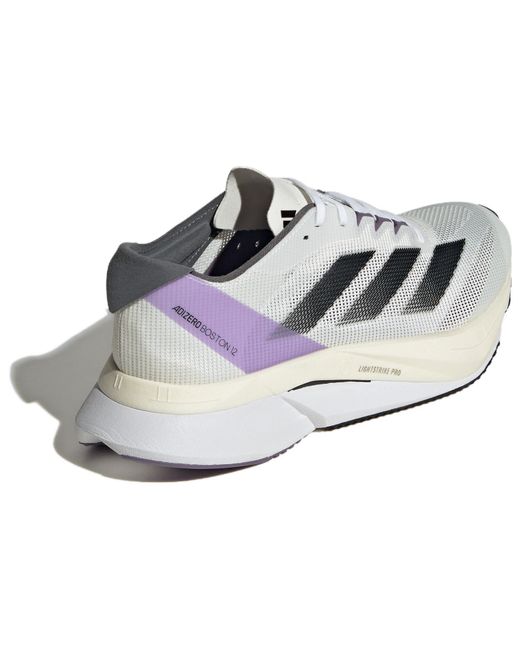 Adidas White (Wmns) Adizero Boston 12 Running 'Cloud'