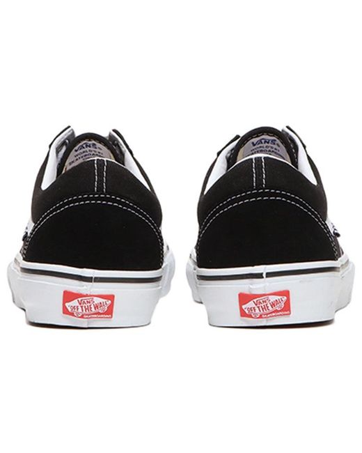 Vans Black Skate Old Skool 'Checkerboard for men