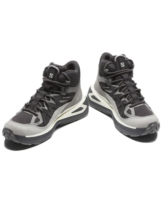 Salomon Black Odyssey Elmt Mid Gtx Sneakers Boots for men