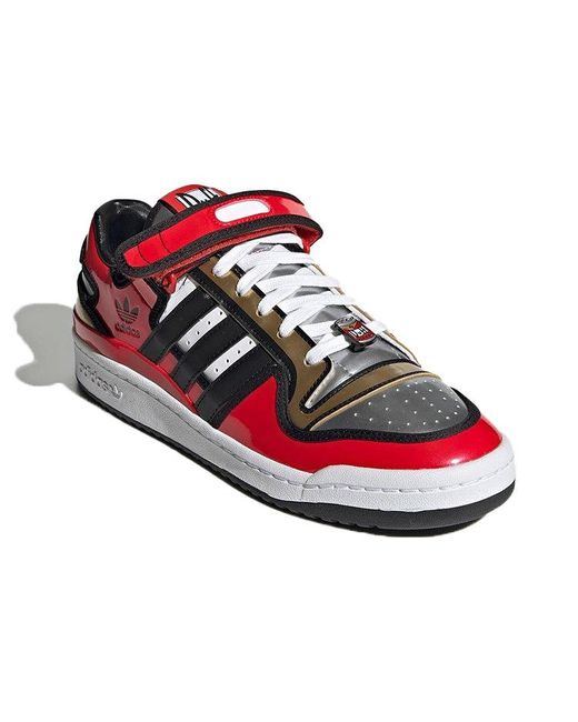 Adidas Red The Simpsons X Forum Low 'Duff Beer' for men