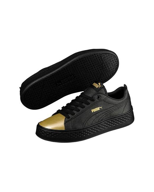 PUMA Black (Wmns) Smash Platform Lx