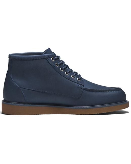Timberland Blue Newmarket Ii Moc Toe Chukka Boots Nubuck' for men