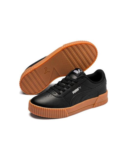 PUMA Black (Wmns) Carina Leather