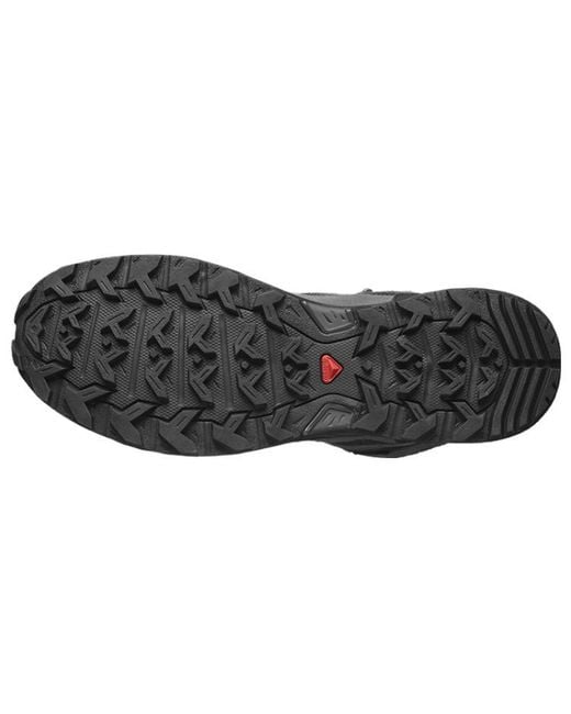 Salomon Black X Ward Leather Mid Gtx 'Phantom' for men