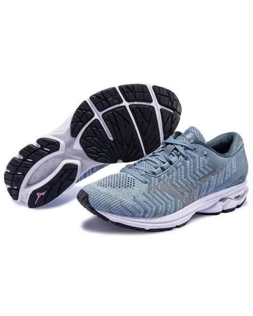Mizuno Blue (Wmns) Wave Rider Waveknit 3