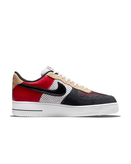 Nike Red Air Force 1 '07 Lv8 'Alter & Reveal' for men