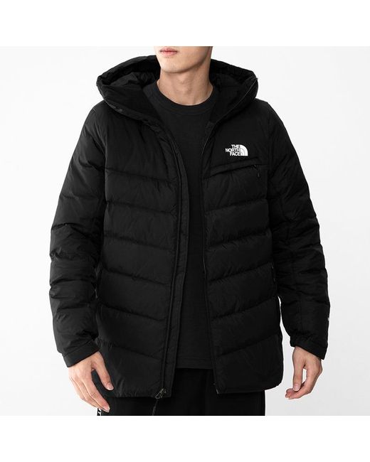 The North Face Black Retro Nuptse Jacket 550 for men