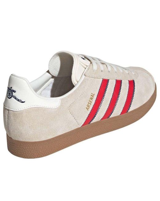 Adidas Pink Gazelle Terrace Icons Shoes S Trainers Off White/red 8.5 Uk for men