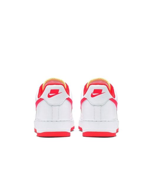 Nike White Air Force 1 Low 'Transparent Crimson' for men