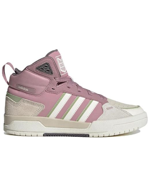 Adidas Purple (Wmns) Neo 100Db Mid Shoes