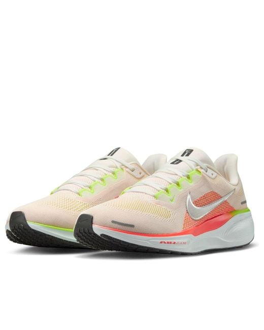 Nike White Air Zoom Pegasus 41 'Summit Bright Crimson' for men