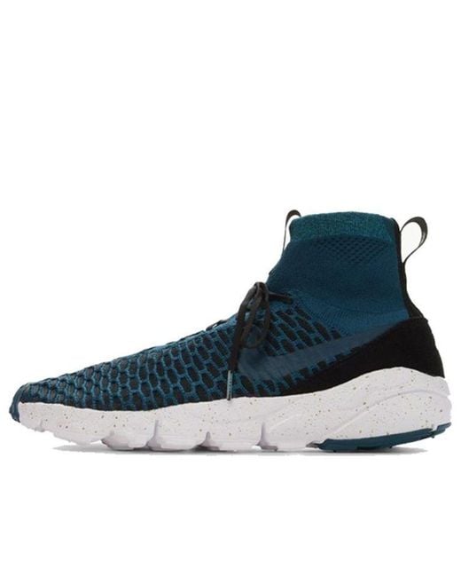 Nike Blue Air Footscape Magista Flyknit 'Midnight' for men