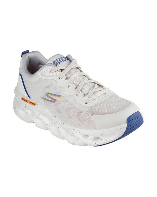 Skechers White Go Run Swirl Tech for men