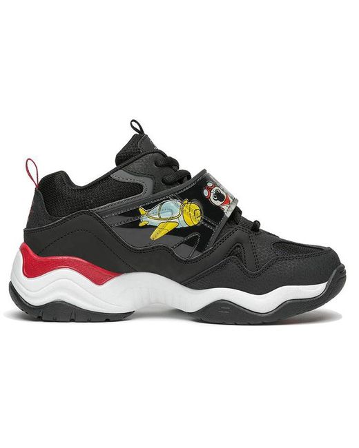 Skechers Black (Wmns) D'Lites Train Low-Top Running Shoes