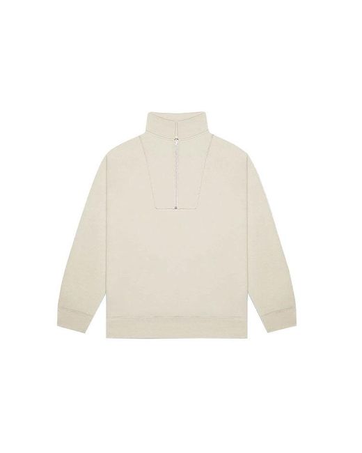 Fear Of God White Ss22 Half-zip Pullover