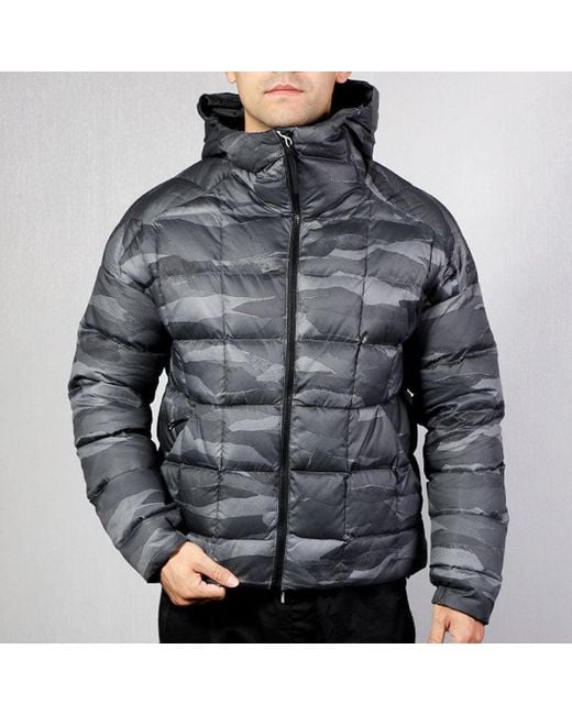 Adidas Gray Camouflage Outdoor Stay Warm Down Jacket for men