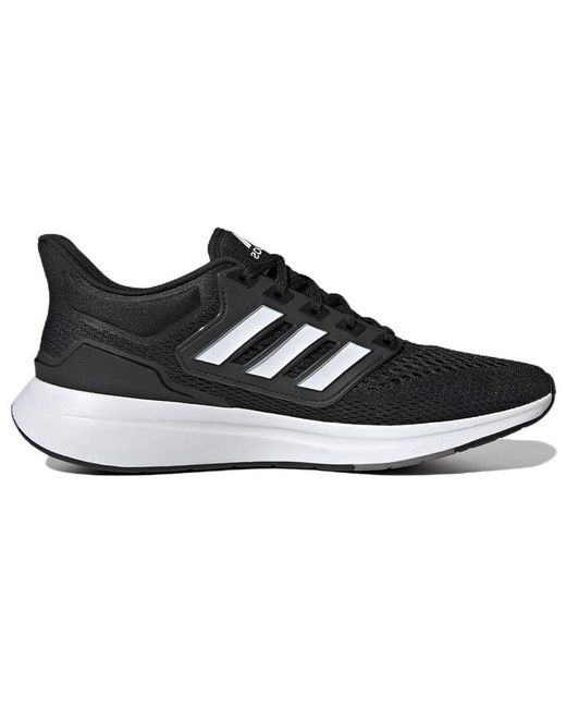 Adidas Black Eq21 Run Shoes for men