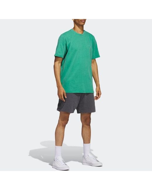 Adidas Green Originals Featherweight Shmoofoil T-Shirt 'Semi Court' for men