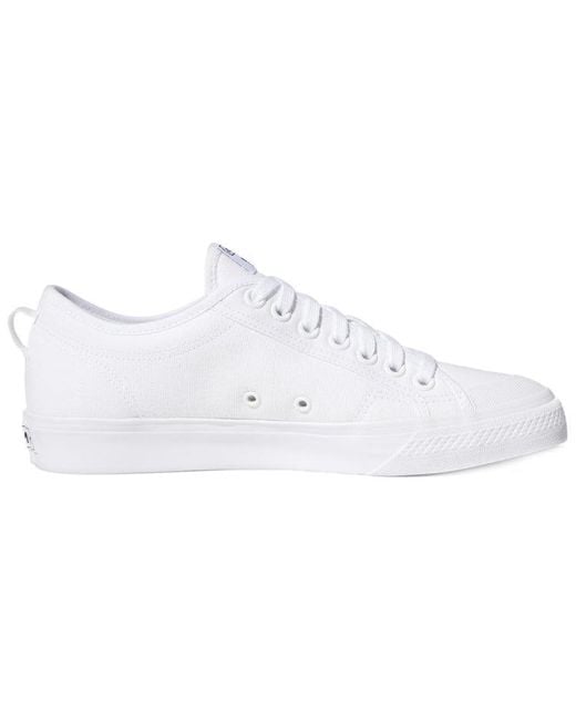 Adidas White Nizza Trefoil 'Cloud' for men