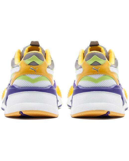 PUMA Blue Rs-X3 Level-Up 'Limepunch' for men