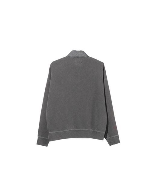Nike Gray 23 Engineered Half Zip Open Sweatshirt For for men